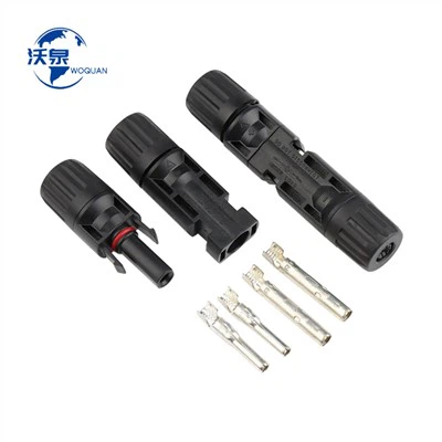 Conector de cabo elétrico magnético de painel solar PV macho e fêmea Dc